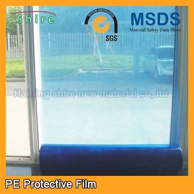 Le film en verre provisoire durable de protection, huilent anti- le film bleu de protection de fenêtre